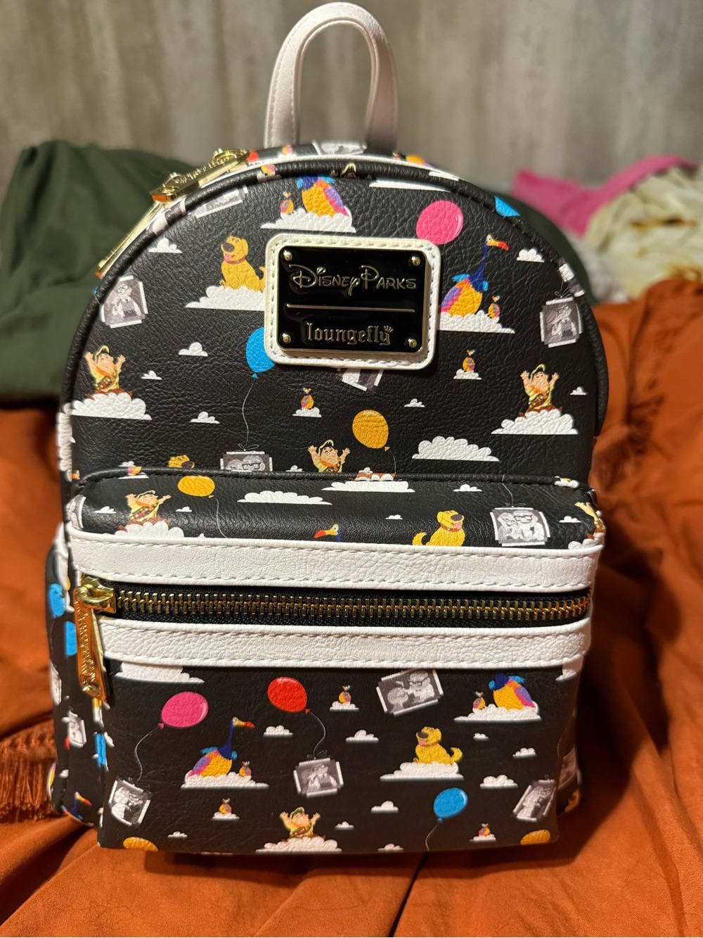 Loungefly Black UP Balloon Mini Backpack
